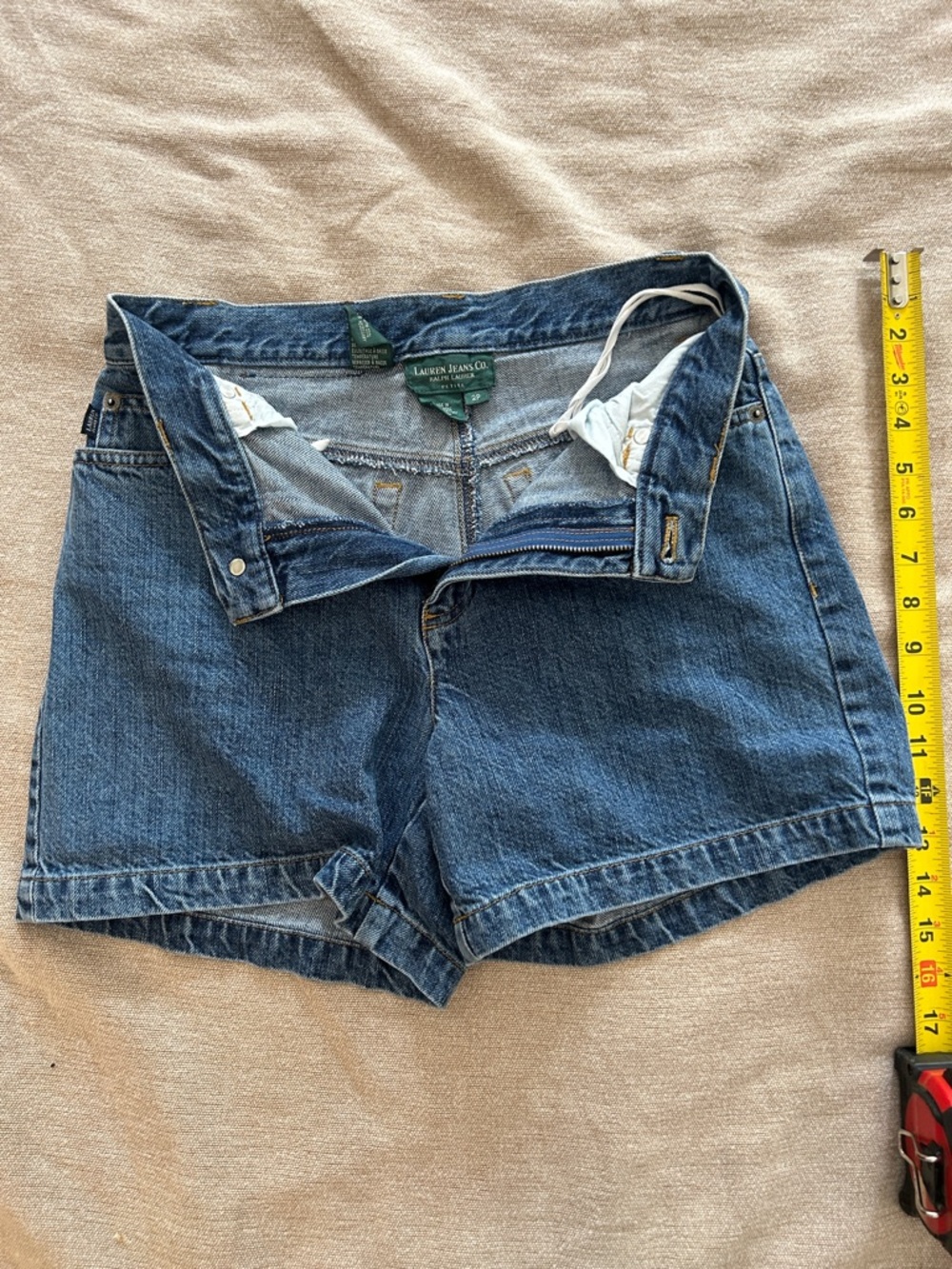 Ralph Lauren Classic Blue Denim Jean Shorts